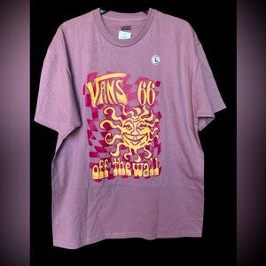 Vans Sun Burner Rose Taupe Size Large T-Shirt Size Large